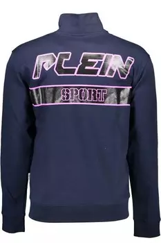 Plein Sport Sleek спортивная мужская толстовка с длинными рукавами, синий