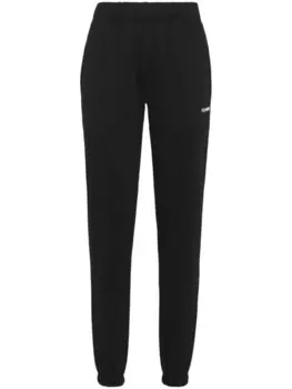 Plein Sport спортивные брюки скинни с логотипом, черный