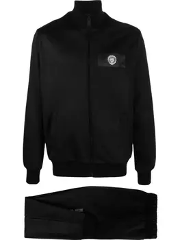 Plein Sport спортивный костюм с логотипом, черный