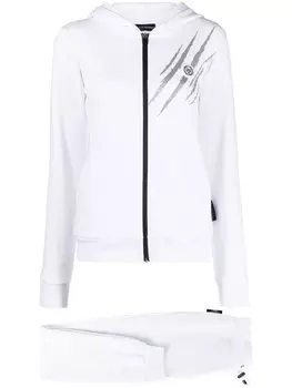 Plein Sport спортивный костюм Scratch, белый