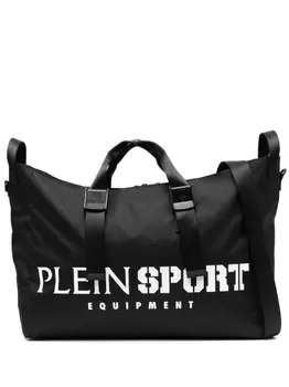 Plein Sport сумка-тоут с логотипом, черный