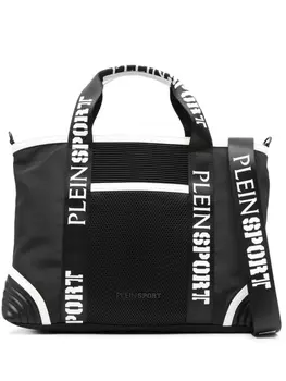 Plein Sport сумка-тоут с логотипом, черный