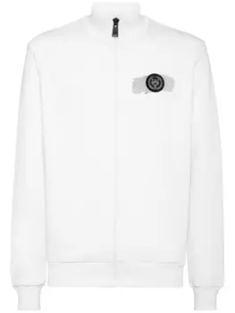 Plein Sport толстовка на молнии, белый