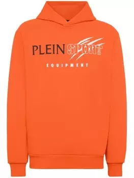 Plein Sport "Толстовка с капюшоном Scratch", оранжевый