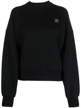Plein Sport толстовка с логотипом, черный