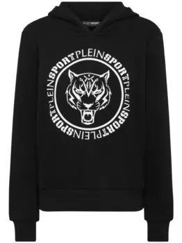 Plein Sport толстовка с логотипом, черный