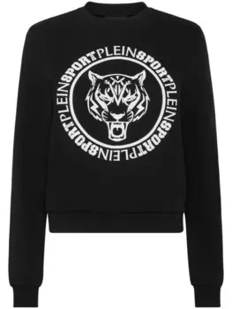 Plein Sport толстовка с логотипом, черный