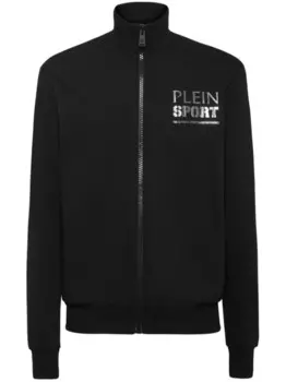 Plein Sport толстовка Tiger на молнии, черный