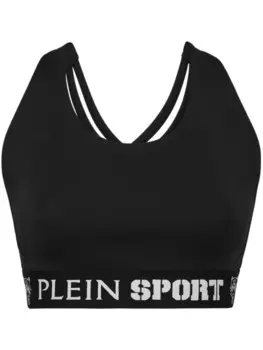 Plein Sport зауженные спортивные брюки из джерси, черный