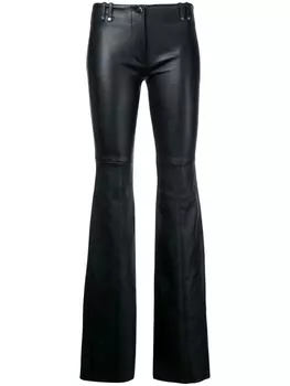 Plein Sud расклешенные брюки, черный