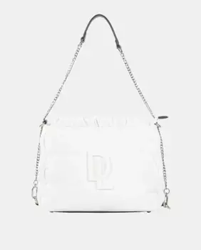 Пленка многопозиционная сумка через плечо белого цвета Devota & Lomba, белый