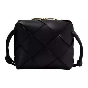 Плетеная дизайнерская сумка через плечо Bottega Veneta