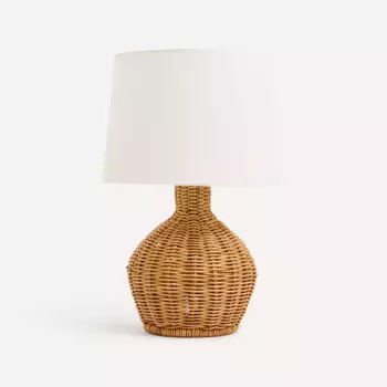 Плетеная настольная лампа Suki El Corte Ingls, естественный