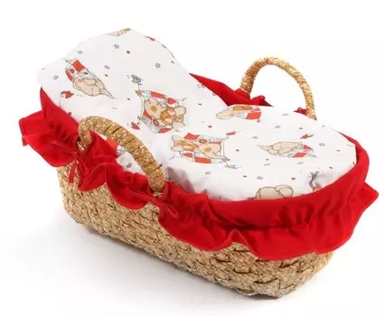 Плетеная переноска для кукол, Bayer Chic 141 05–40 см