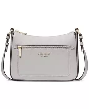 Плетеная сумка через плечо Hudson из шагреневой кожи kate spade new york, серый