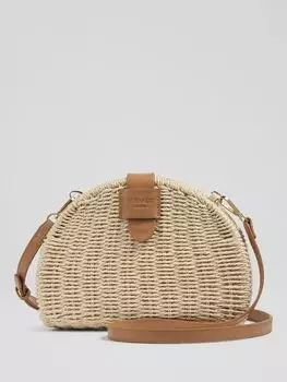 Плетеная сумка через плечо LKBennett Lorena, натуральный цвет