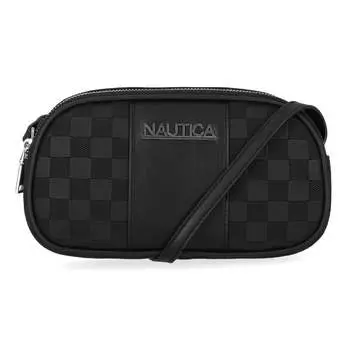 Плетеная сумка через плечо Nautica, цвет black iron wash