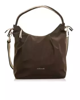 Плетеная сумка через плечо с плетеной ручкой и съемным ремнем через плечо Mariamare, коричневый