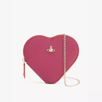 Плетеная сумка через плечо в форме сердца Vivienne Westwood, красный
