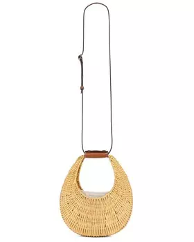 Плетеная сумка Mini Moon Staud, цвет Natural