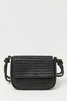 Плетеная сумка на плечо Fatface alexia Fat Face, черный