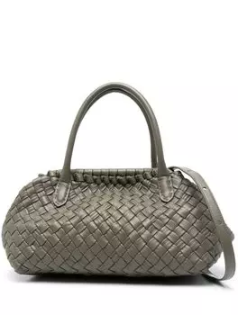 Плетеная сумка на плечо Gerla Furla, зеленый