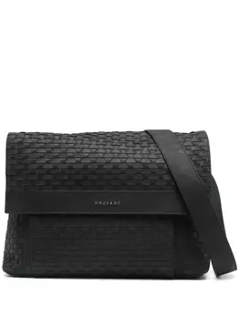 Плетеная сумка на плечо Orciani, коричневый