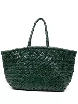 Плетеная сумка-тоут DRAGON DIFFUSION, зеленый