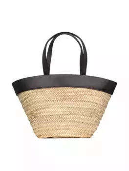 Плетеная сумка-тоут Kiton, мультиколор