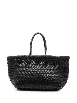 Плетеная сумка-тоут Triple Jump DRAGON DIFFUSION, черный