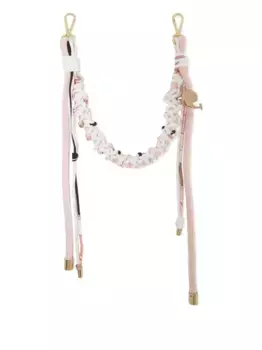 Плетено-трубчатый пояс PUCCI, розовый