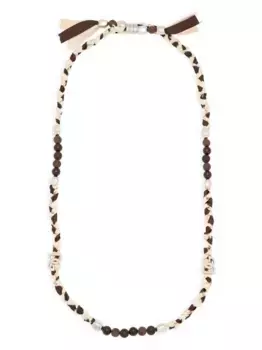 Плетеное колье DOLCE & GABBANA, коричневый