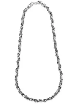 Плетеное колье Emanuele Bicocchi, серебряный