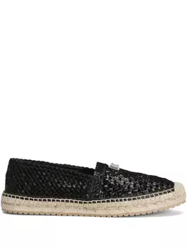 Плетеные эспадрильи Dolce & Gabbana, черный