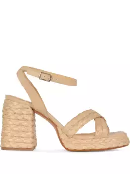 Плетеные босоножки Castaer, нейтральный