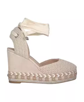 Плетеные босоножки на танкетке Alma En Pena, белый