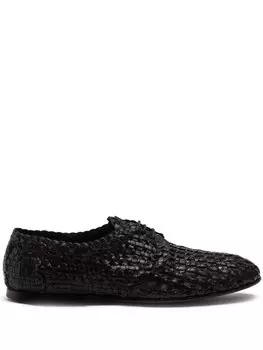Плетеные дерби Dolce & Gabbana, черный