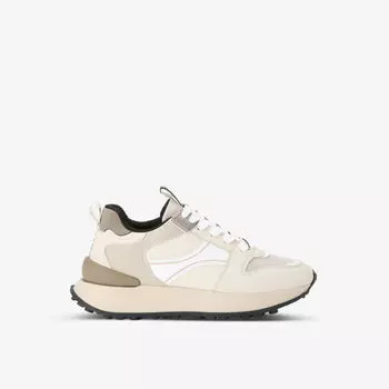 Плетеные кроссовки legend с низкими берцами и контрастными вставками Kg Kurt Geiger, белый