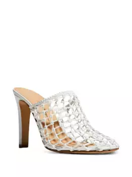 Плетеные мюли Ellas Ferragamo, белый