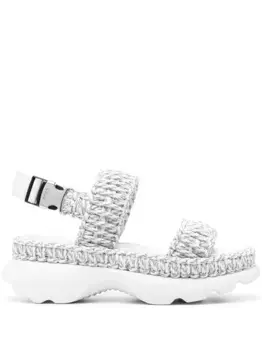 Плетеные сандалии Belay MONCLER, серый
