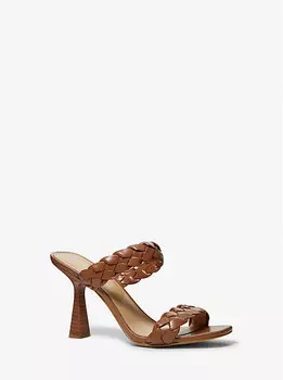 Плетеные сандалии Clara Michael Kors, коричневый