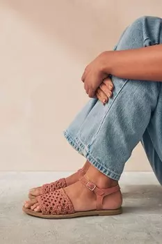 Плетеные сандалии Forever Comfort Next, коричневый