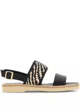 Плетеные сандалии H660 Hogan, черный