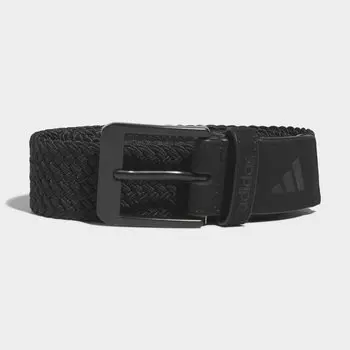 Плетеный эластичный ремень Adidas, цвет Black