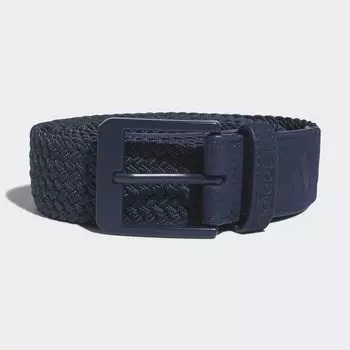 Плетеный эластичный ремень Adidas, цвет Collegiate Navy