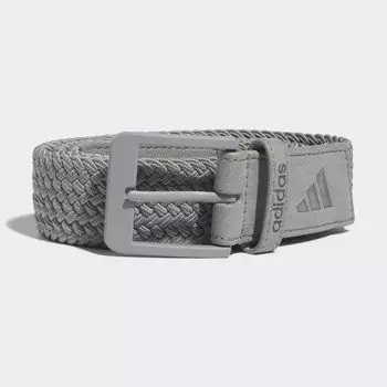 Плетеный эластичный ремень Adidas, цвет Grey Three