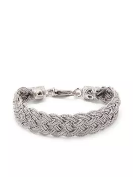 Плетеный браслет Emanuele Bicocchi, серебряный