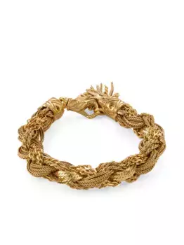 Плетеный браслет Emanuele Bicocchi, золотой