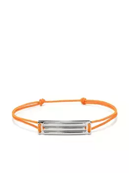 Плетеный браслет Gordon из стерлингового серебра 5 г Le Gramme, серебяный