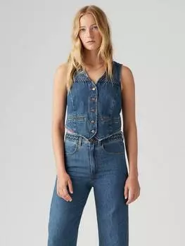 Плетеный джинсовый жилет Levi's, цвет Big Yikes